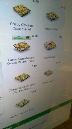 Mcdonalds Salads Menu With Prices